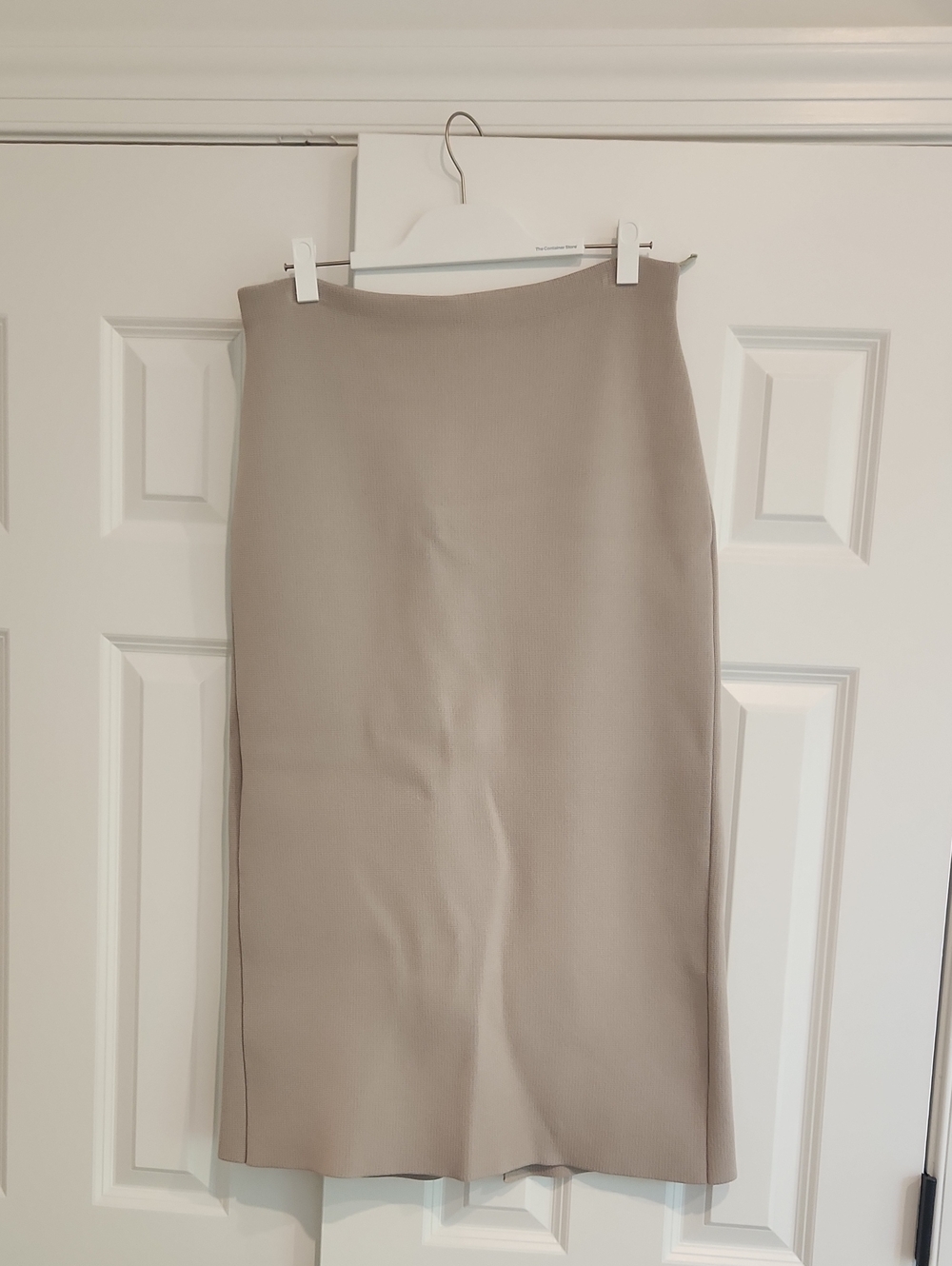 Scanlan Theodore Taupe Midi Pencil Skirt - Women